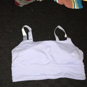 Blue lululemon sports bra